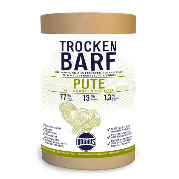 DOGHUS Trocken Barf Pute 5KG 