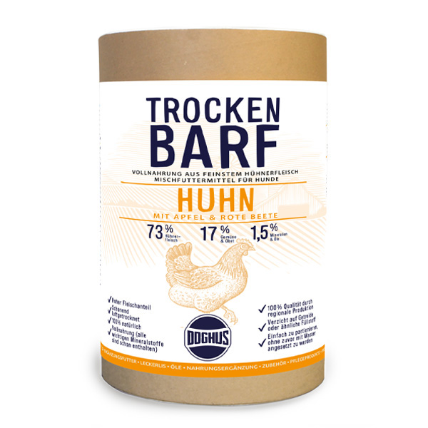 DOGHUS Trocken Barf Huhn 3KG 